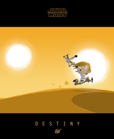 Image of "Little Luke's Destiny" by Nick Scurfield- Paper (12" x 18")