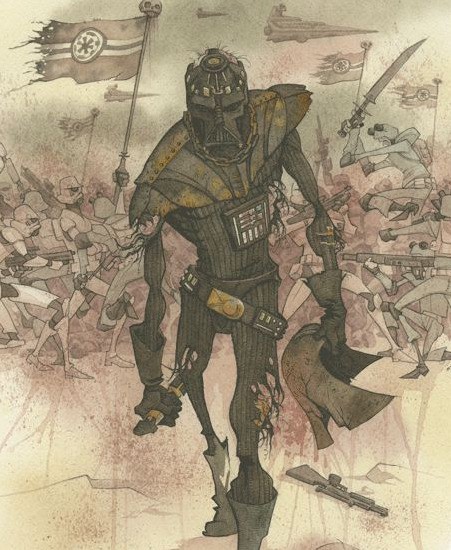 Image of "Vader's Helmet" by Gris Grimly- Canvas/Paper