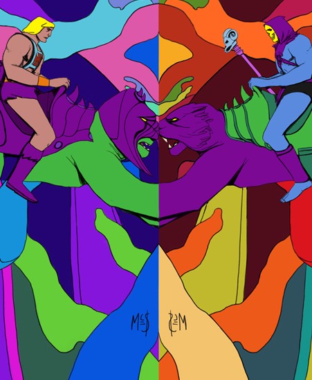 Image of "BATTLE FOR ETERNIA" by Ryan Mc$hane - Paper (17" x 20")