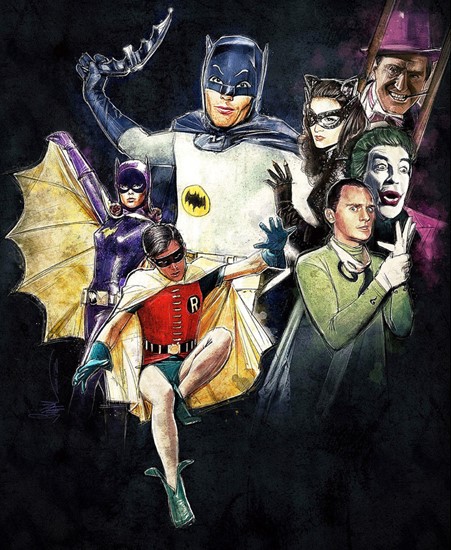 Image of "Same Bat-Time, Same Bat-Channel" by Paul Shipper - Paper (16" x 20")