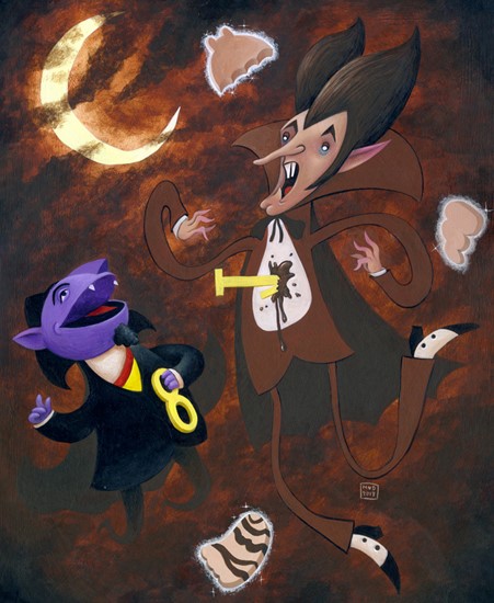 Image of "I'm Number One Now, Bitch" by Mikeatron - Original (11" x 14")