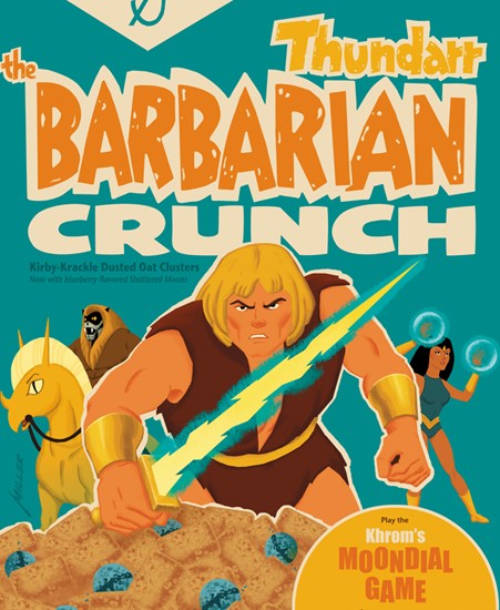 Image of "BARBARIAN CRUNCH" by Brian Miller - Paper (17" x 25")
