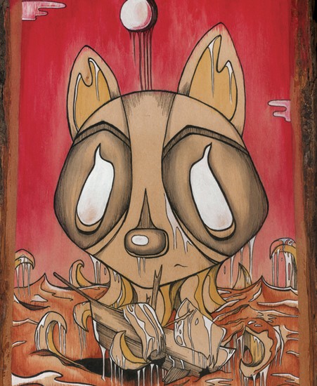 Image of "Octopup" by Nathan Hamill- Original (8.5" x 11")