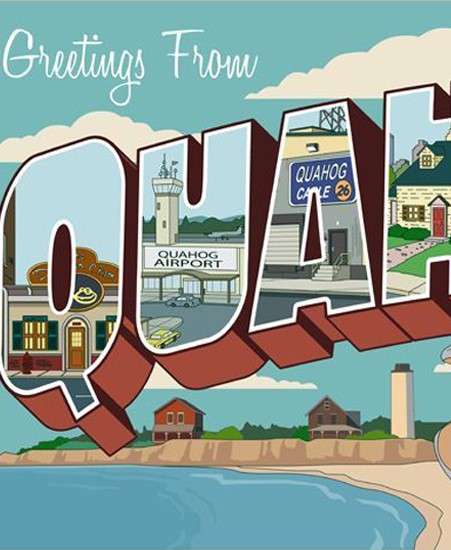 Image of "Greetings from Quahog" by Steve Thomas- Paper (13" x 19")