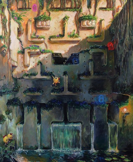 Image of "LIVES OF THE ADVENTURER" by Sam Wood- Original (30" x 42")