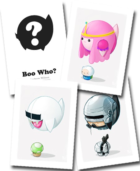 Image of "BOO WHO?" SERIES by Andrew Wilson- Blind Pack (5" x 7")