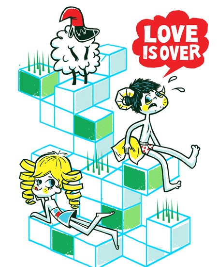 Image of "CATHERINE: LOVE IS OVER" by Devi Pellerin- Paper (11" x 14")