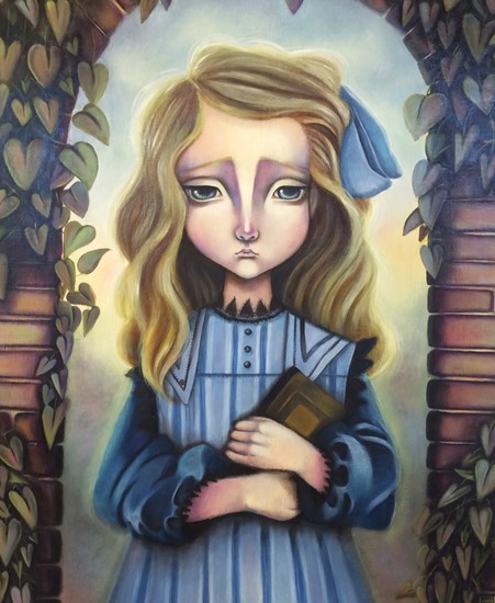 Image of "ARIANA DUMBLEDORE" by Siames Escalante- Original (12" x 16")