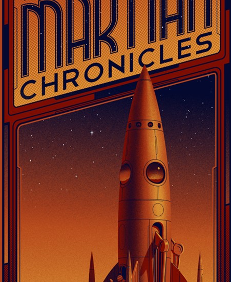 Image of "THE MARTIAN CHRONICLES" by Tim Anderson- Print (12" x 24")
