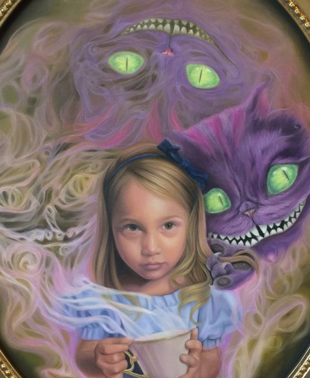 Image of "WE'RE ALL MAD" by Marjon F. Aucoin- Original (15.5" x 19")