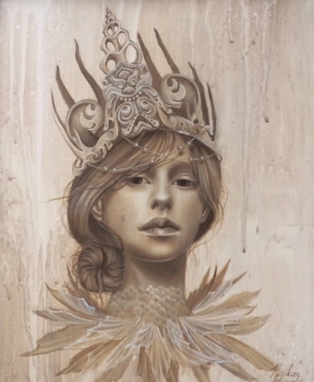 Image of "THE INNSMOUTH LOOK" by Kari-lise Alexander- Original (8" x 10")