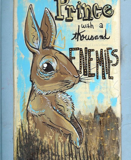 Image of "PRINCE WITH A THOUSAND ENEMIES" by Leslie Gauthier- Original (5.5" x 8.5") SOLD