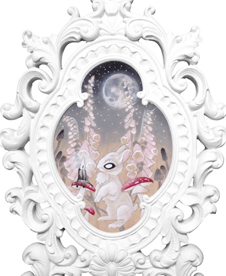 Image of "THE LITTLEST RABBIT" by Cory Benhatzel- Original (5" x 7") SOLD