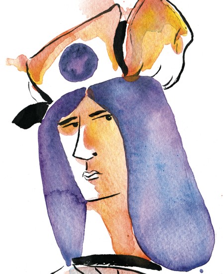 Image of "THE PRINCE" by Levi Hastings- Original (5" x 7")