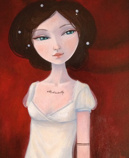 Image of "LIZZIE BENNET" by June Leeloo- Original (9" x 12") 