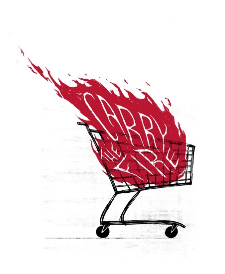 Image of "CARRY THE FIRE" by Barry Blankenship- Print (8" x 10")