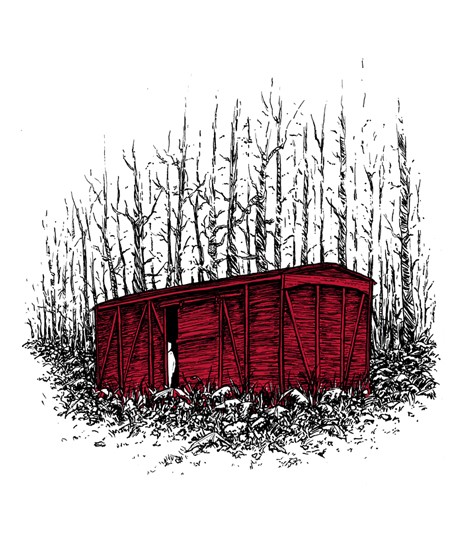 Image of "CHILDREN OF THE BOXCAR" by Barry Blankenship- Print (8" x 10")