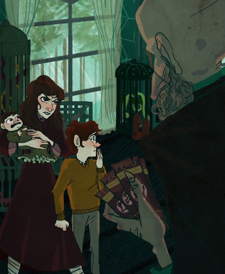 Image of "A SERIES OF UNFORTUNATE EVENTS" by Amanda Scurti- Print (11" x 17")