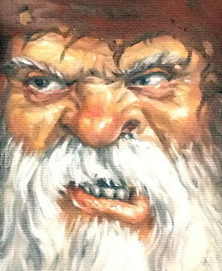 Image of "TOLKIEN'S DWARF" by Jonathan Bergeron- Original (4" x 6") 