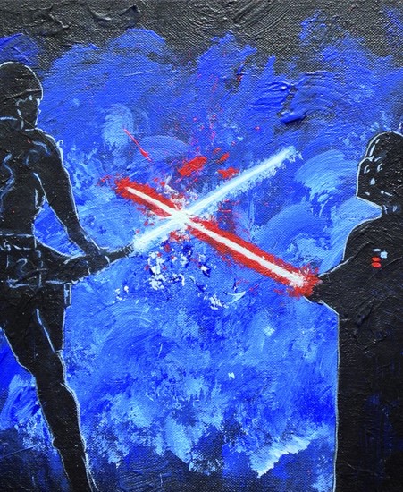 Image of "The Dark Side Beckons" by Brian Miller- Original (12" x 24")