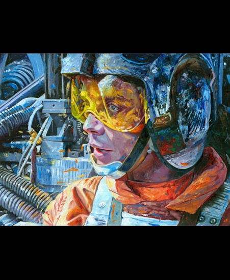 Image of "Rebel Pilot" by William Silvers- Canvas (15" x 29.5")