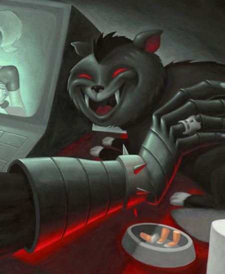 Image of "Penny Sells Out to Evil" by Gabi de la Merced- Giclee Print (12" x 22")