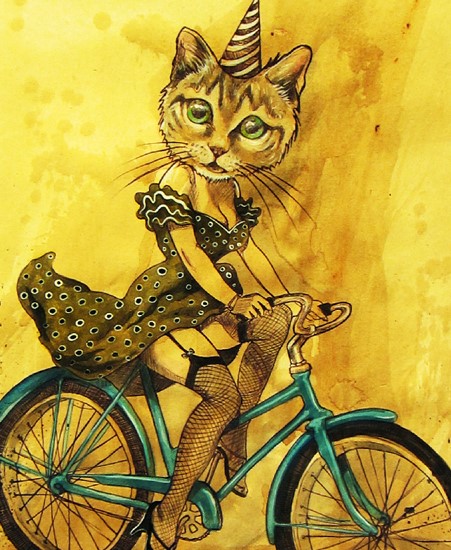 Image of "On The Prowl" by Phresha - Original/Prints (11" x 14")