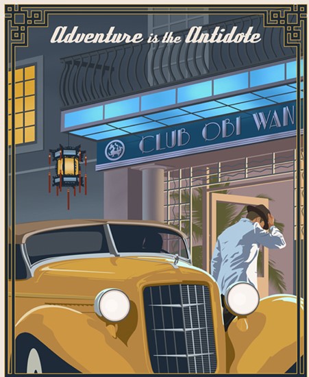 Image of "ADVENTURE IS THE ANTIDOTE" by Steve Thomas, Paper (13" x 19")