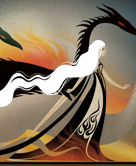 Image of "DAENERYS" by Stacy Aoyama- Giclee Prints (10" x 20") SOLD OUT