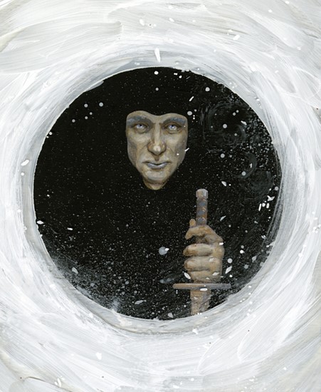 Image of "TAKING THE BLACK" by Michael Moses- Original (9" x 16")