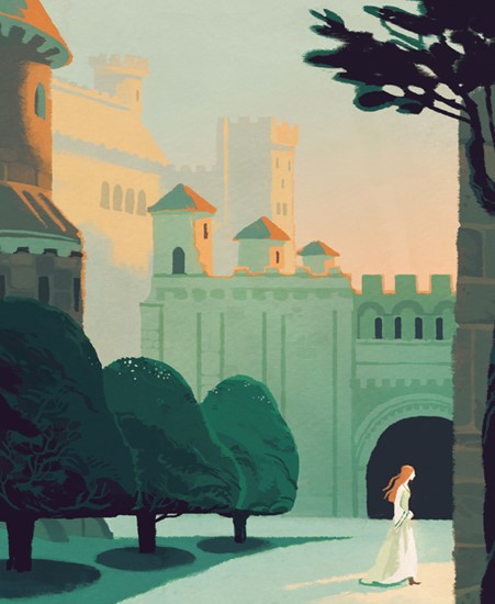 Image of "THE RED KEEP" by Kali Ciesemier- Print (8" x 10")