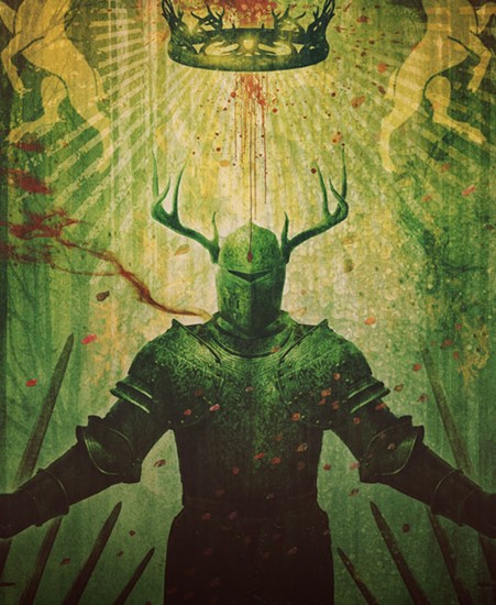 Image of "THE KING OF SUMMER'S END" by Jason Engle - Original (18" x 24") SOLD