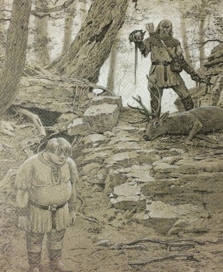 Image of "LORD TARLY'S ULTAMATUM" by Ted Nasmith - Original (11" x 14 ")