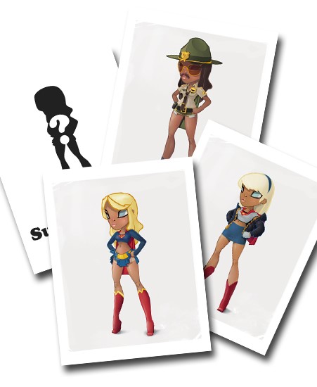Image of "SUPER HEROIN" by Andrew Wilson - 3 Print Blind Packs (8" x 10")