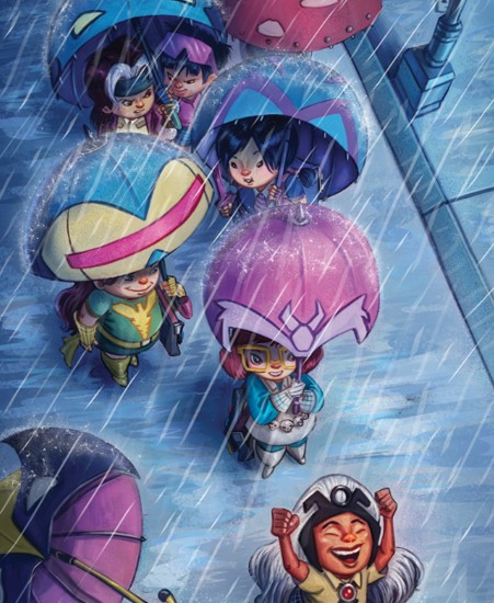 Image of "STORMY DAYS" by Patrick Ballesteros - Giclee Print (13" x 19")
