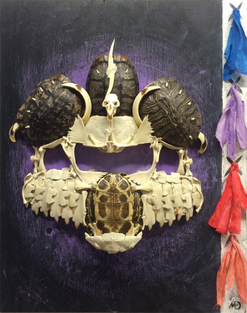 Image of "RIP TMNT" by Mike Oncley- Original (24" x 29")