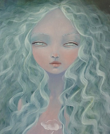 Image of "TORNADE" by June Leeloo- Original (9" x 12")
