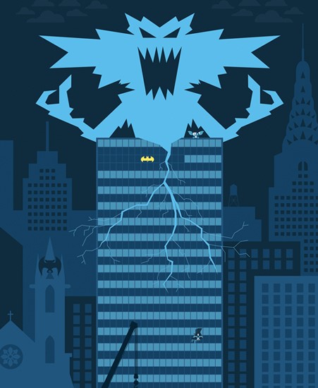 Image of "GREMLINS 2: THE NEW BATCH" by Maxime Crouzet- Print (16" x 26")