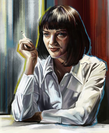 Image of "MIA WALLACE" by Robert Bruno- Print (11" x 14")