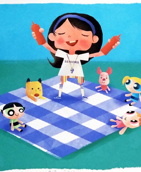 Image of "AIR RAID!" by Suzanne Kaufman- Print (8" x 10")