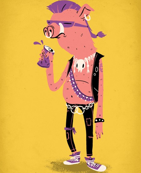 Image of "BEBOP" by Lauren Gregg- Print (9" x 12")