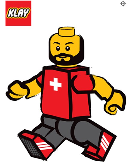 Image of "LEGO SELFIE" by Mike Klay- Screen Print (13"x20")