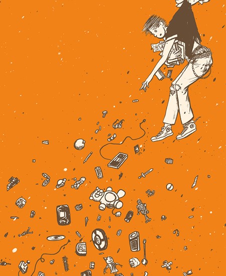 Image of "HOLD ON" by Barry Blankenship- Screen Print (11"x17")