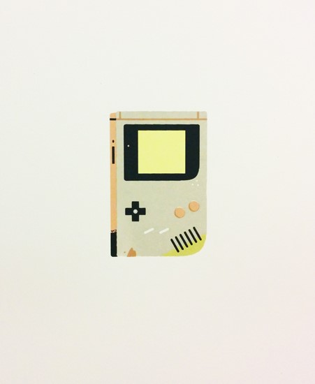 Image of "GAME BOY" by Ellis Latham-Brown - Screen Print (9"x8")