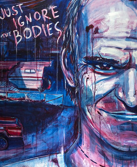 Image of "RAMPAGE" by Mike Oncley, Original/Print (30" x 40")