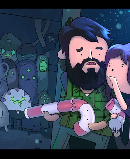 Image of "THE LAST OF US ADVENTURE TIME" by Greggory Metzler, Print (10" x 16")