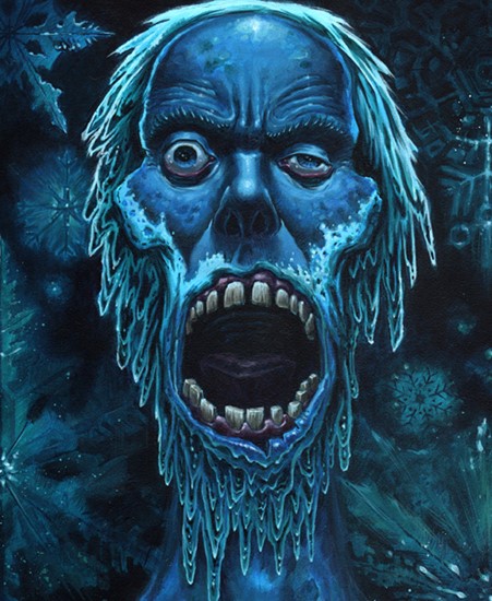Image of "ZOMBIE WINTER" by Augie Pagan, Original/Print (8" x 10")