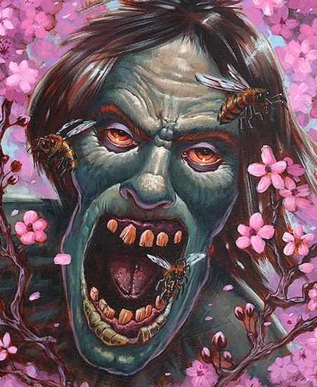 Image of "ZOMBIE SPRING" by Augie Pagan, Original/Print (8" x 10")