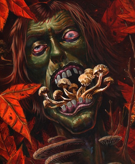 Image of "ZOMBIE FALL" by Augie Pagan, Original/Print (8" x 10")