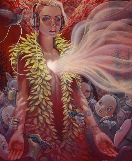 Image of "SIGNED" by Aaron Jasinski, Original (18" x 24")